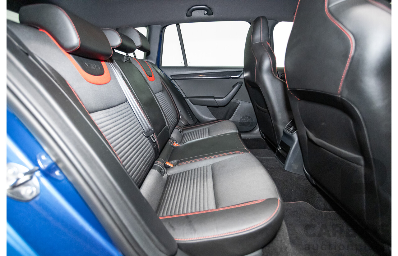 06/2015 Skoda Octavia RS 162 TSI NE MY15 4d Wagon Race Blue Metallic Turbo 2.0L