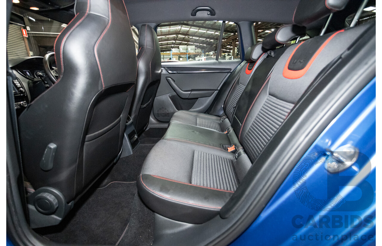 06/2015 Skoda Octavia RS 162 TSI NE MY15 4d Wagon Race Blue Metallic Turbo 2.0L