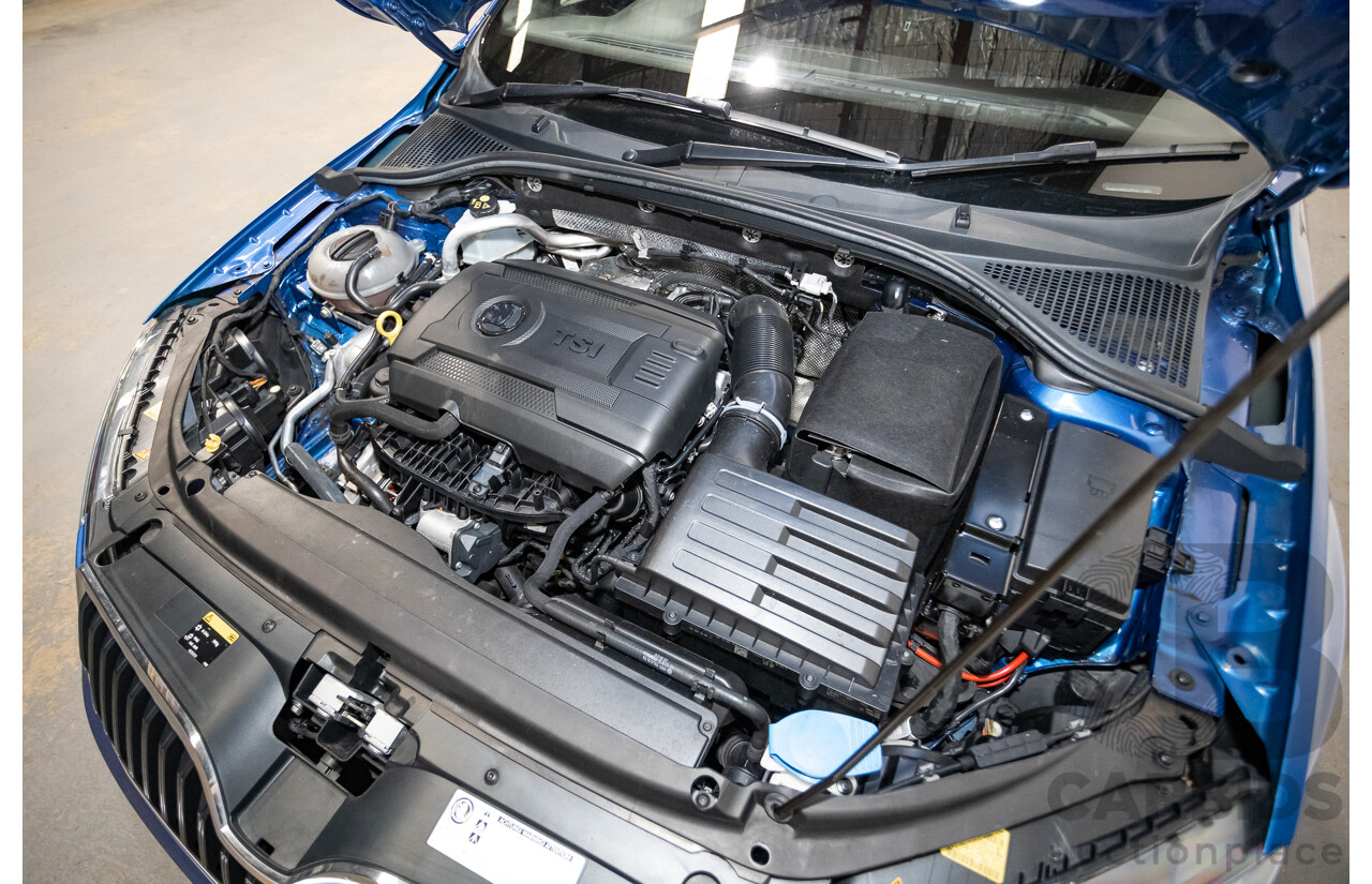 06/2015 Skoda Octavia RS 162 TSI NE MY15 4d Wagon Race Blue Metallic Turbo 2.0L