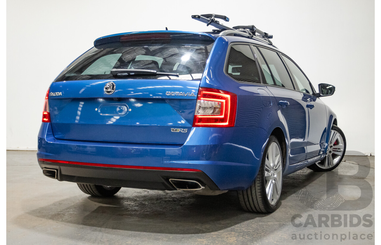 06/2015 Skoda Octavia RS 162 TSI NE MY15 4d Wagon Race Blue Metallic Turbo 2.0L