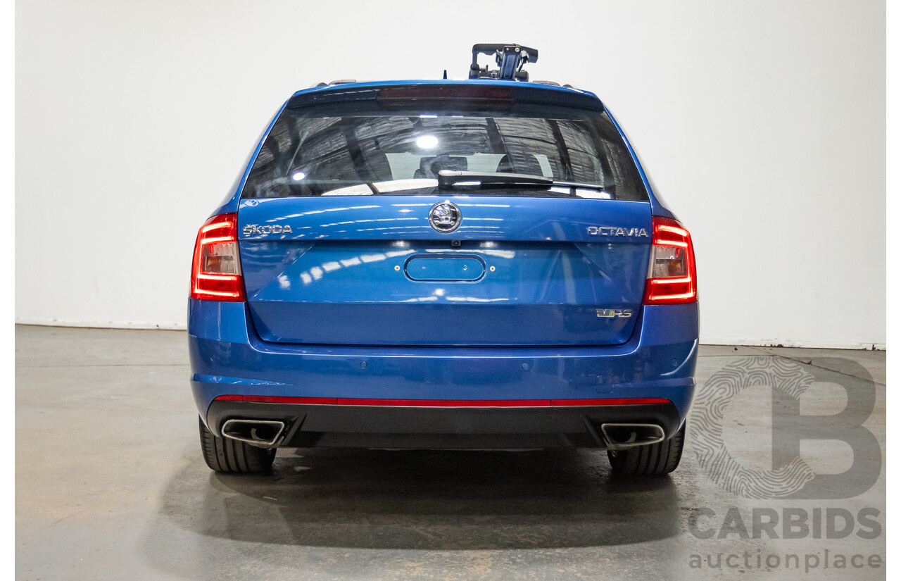 06/2015 Skoda Octavia RS 162 TSI NE MY15 4d Wagon Race Blue Metallic Turbo 2.0L