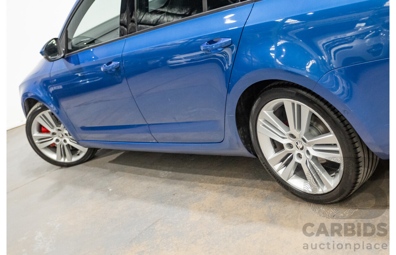 06/2015 Skoda Octavia RS 162 TSI NE MY15 4d Wagon Race Blue Metallic Turbo 2.0L