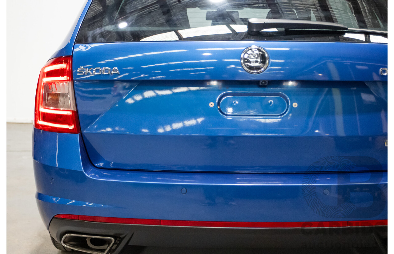 06/2015 Skoda Octavia RS 162 TSI NE MY15 4d Wagon Race Blue Metallic Turbo 2.0L
