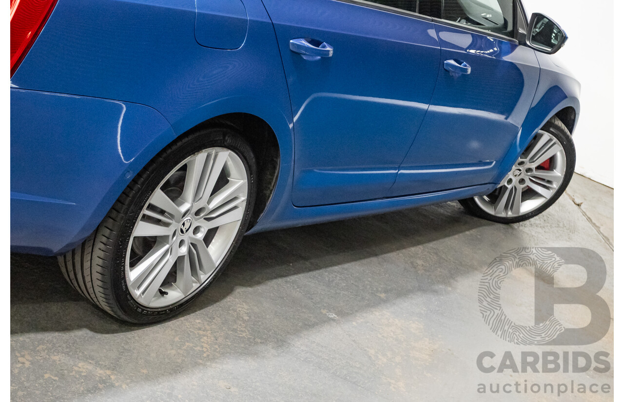 06/2015 Skoda Octavia RS 162 TSI NE MY15 4d Wagon Race Blue Metallic Turbo 2.0L