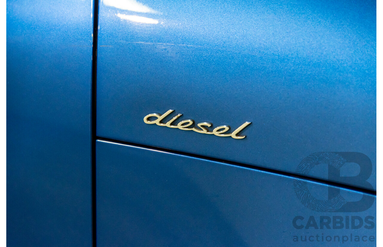 01/2016 Porsche Macan S Diesel (AWD) MY16 4d Wagon Sapphire Blue Metallic Turbo Diesel 3.0L