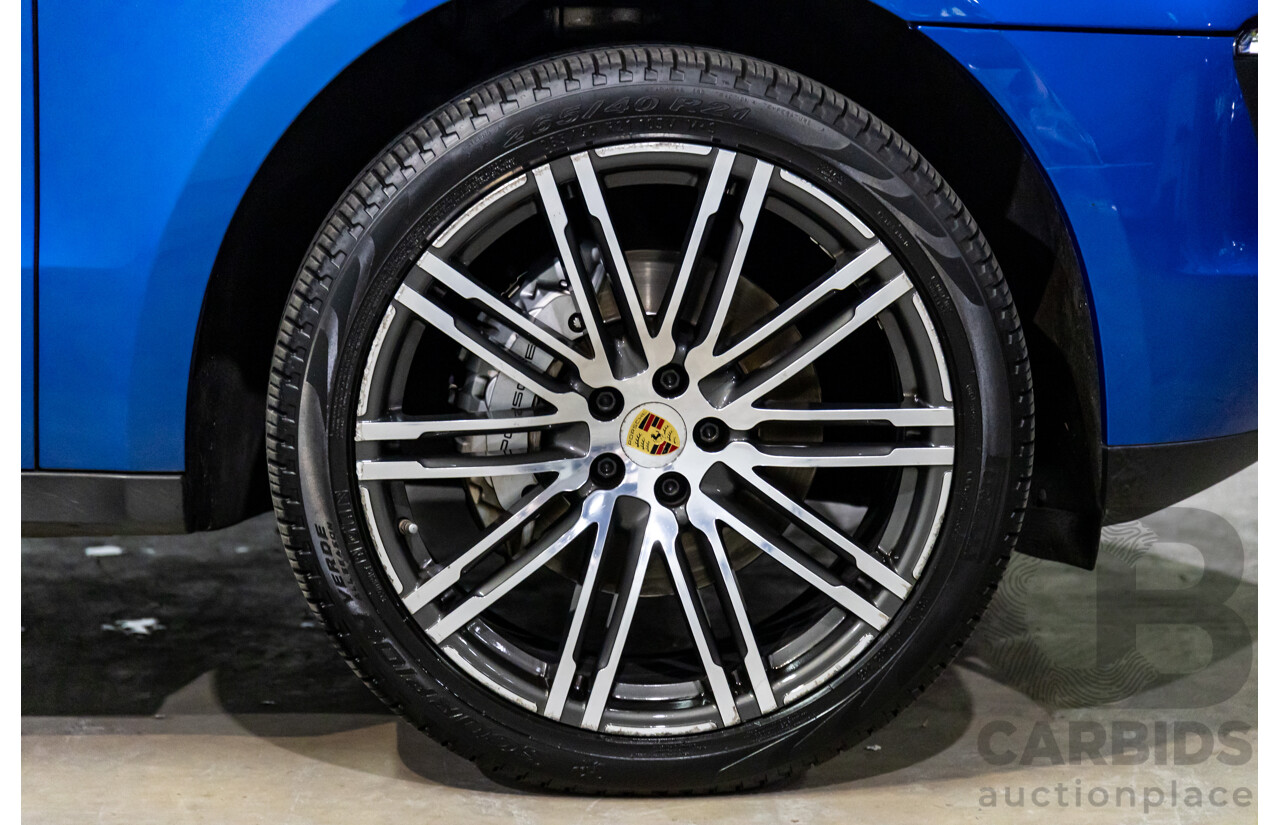 01/2016 Porsche Macan S Diesel (AWD) MY16 4d Wagon Sapphire Blue Metallic Turbo Diesel 3.0L