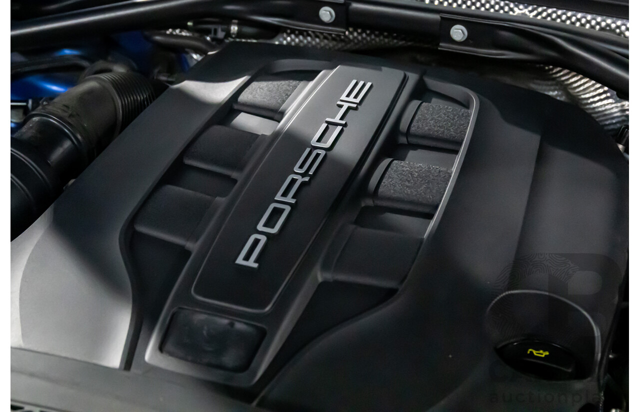 01/2016 Porsche Macan S Diesel (AWD) MY16 4d Wagon Sapphire Blue Metallic Turbo Diesel 3.0L