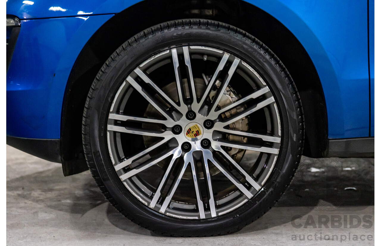 01/2016 Porsche Macan S Diesel (AWD) MY16 4d Wagon Sapphire Blue Metallic Turbo Diesel 3.0L