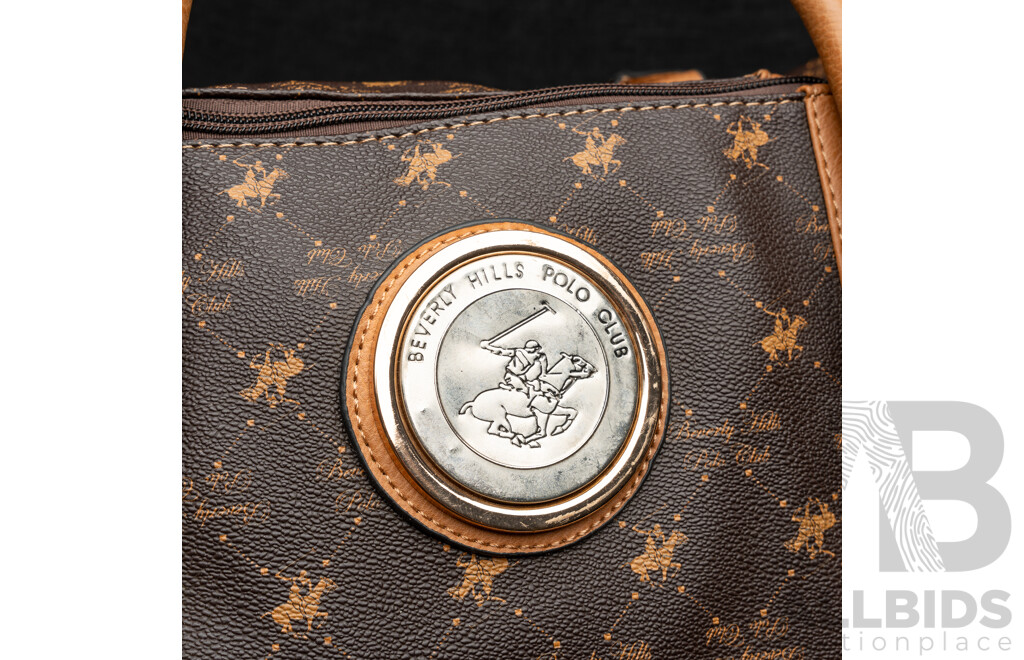 Beverly Hills Polo Club Travel Duffle Tote Bag, with Crossbody Strap