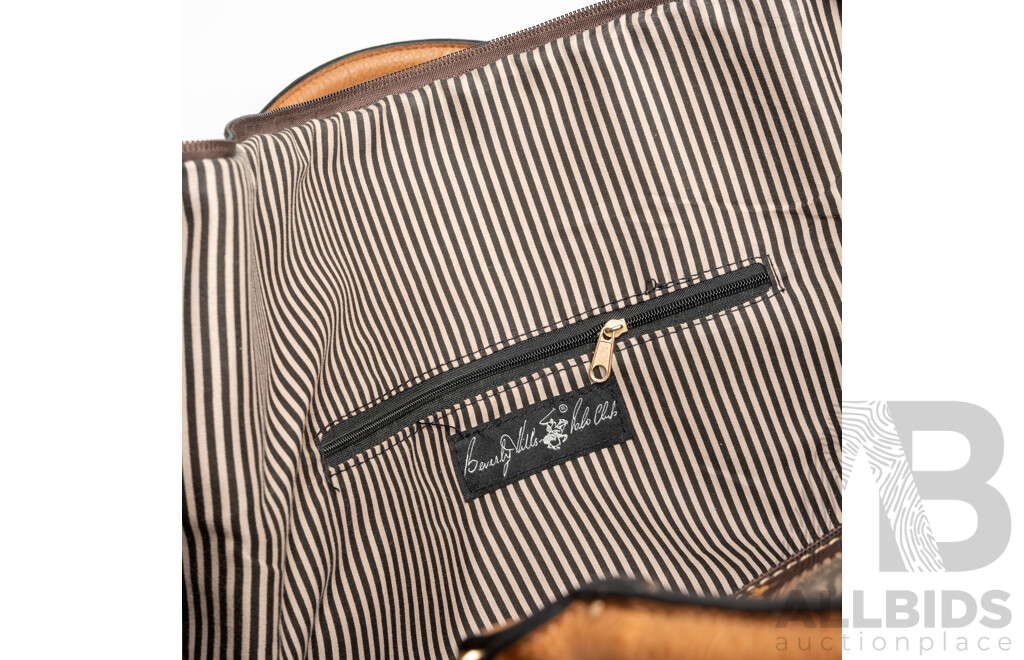 Beverly Hills Polo Club Travel Duffle Tote Bag, with Crossbody Strap