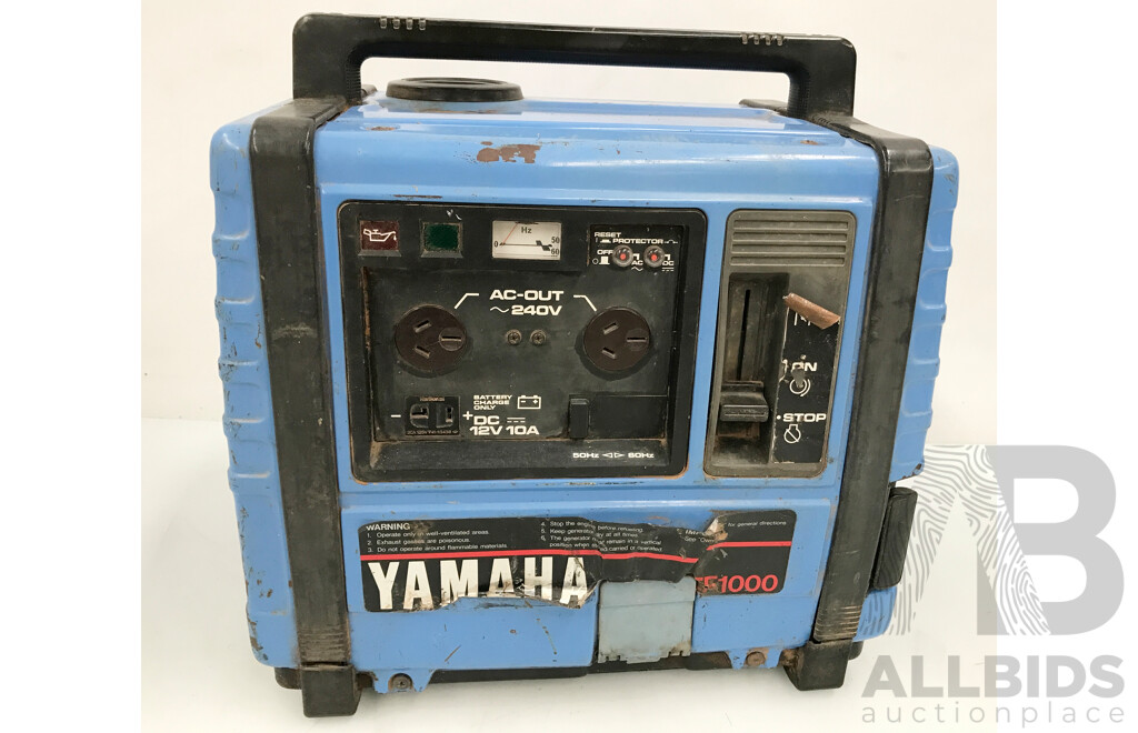 Yamaha (EF1000) Portable Gas Generator