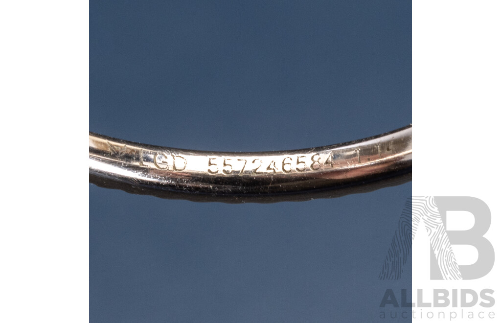 Michael Hill 14ct Lab Grown Diamond Engagement Ring, TDW 1.14ct, Size N, 2.58 Grams