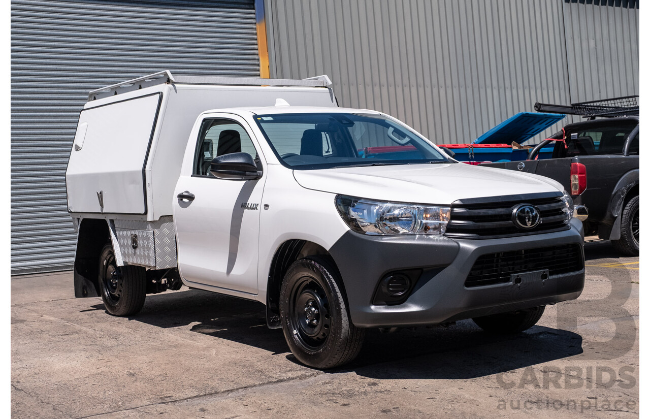 11/2023 Toyota Hilux Workmate (4x2) TGN121R C/Chas Glacier White 2.7L