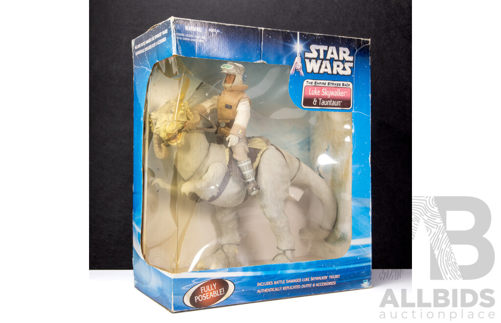 Boxed Vintage Hasbro 'The Empire Strikes Back' Luke Skywalker and Tauntaun Action Figure