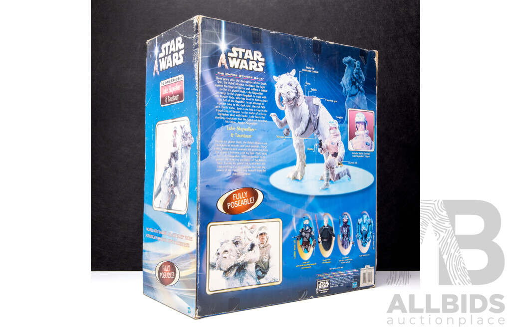 Boxed Vintage Hasbro 'The Empire Strikes Back' Luke Skywalker and Tauntaun Action Figure