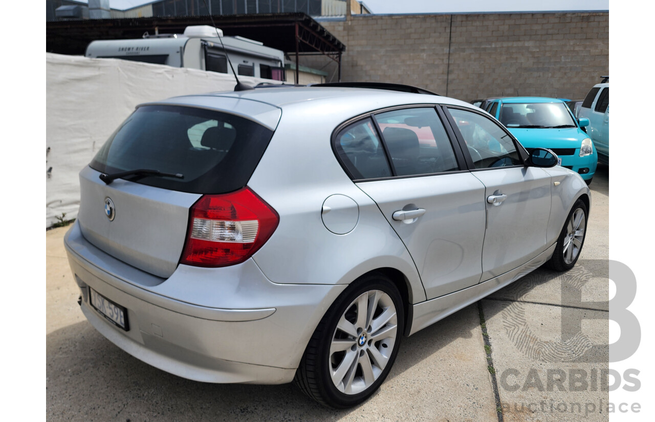 10/2006 Bmw 1 20i E87 5d Hatchback Silver 2.0L