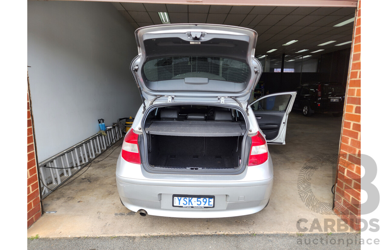 10/2006 Bmw 1 20i E87 5d Hatchback Silver 2.0L