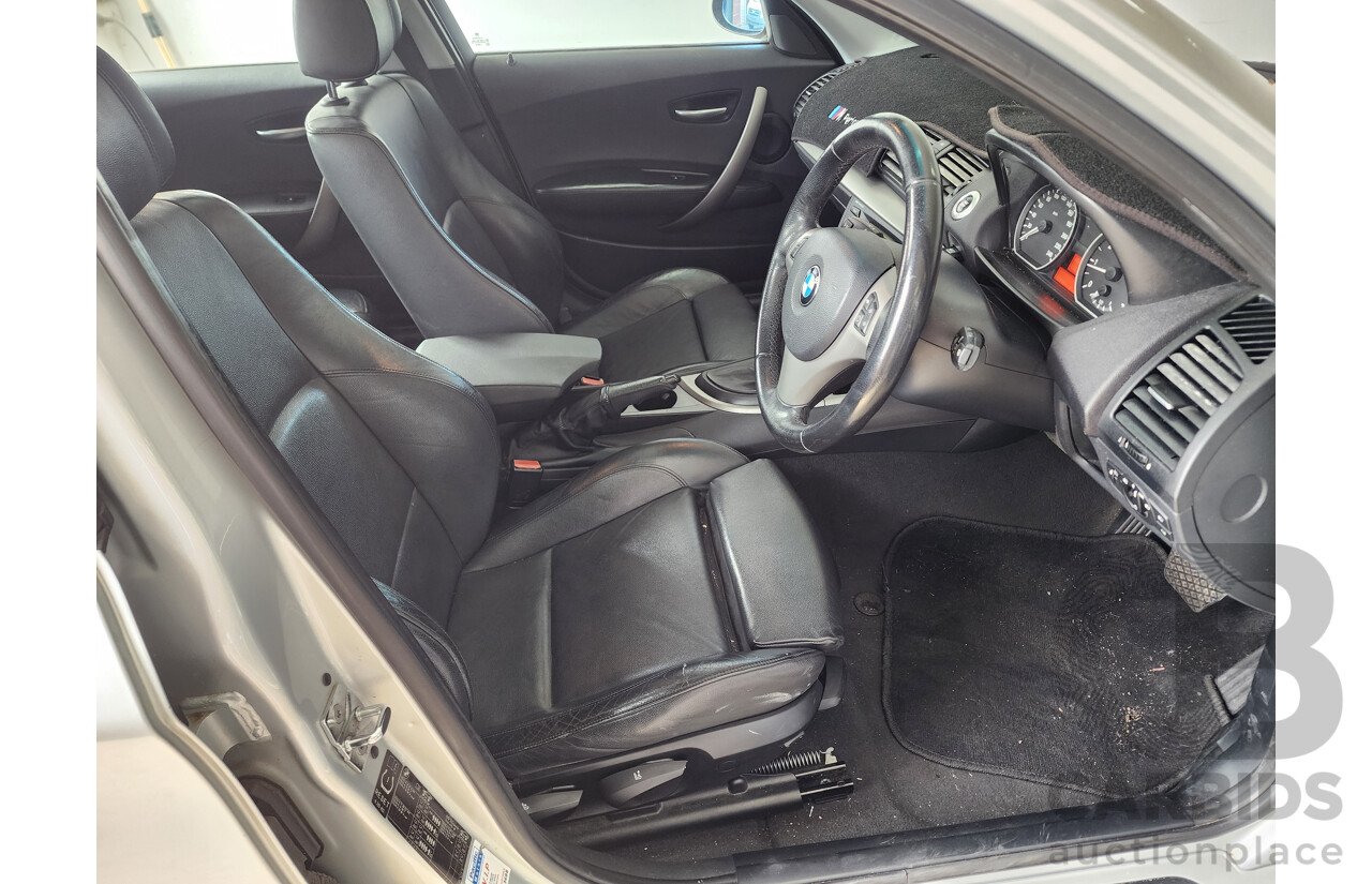 10/2006 Bmw 1 20i E87 5d Hatchback Silver 2.0L