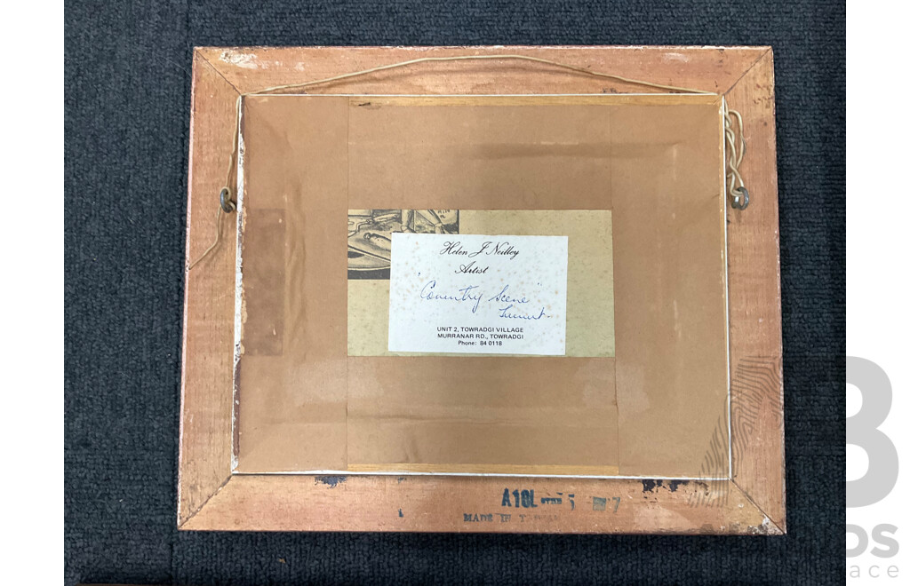 Assorted Paintings - Oil on Board - Lot of 4