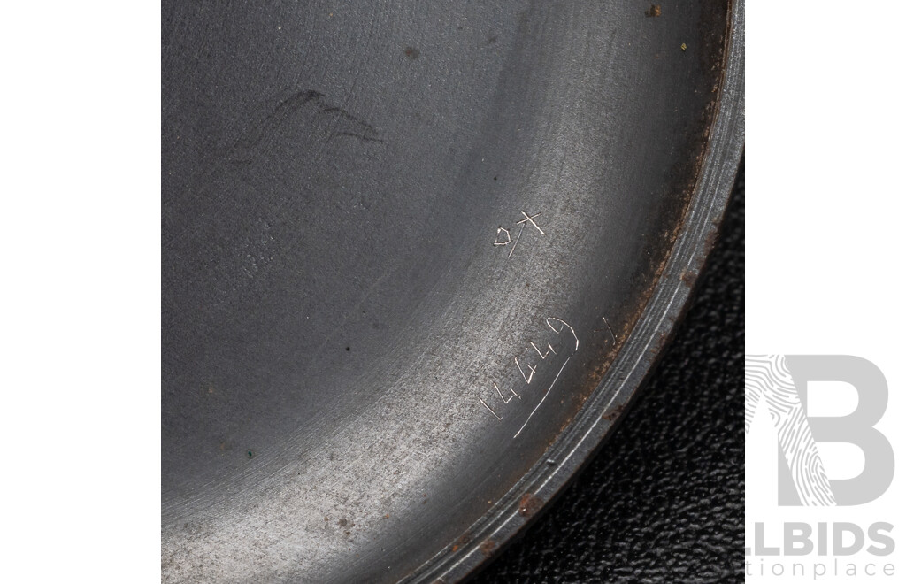 Antique Regulateur Gunmetal Railway Pocket Watch, Circa 1890