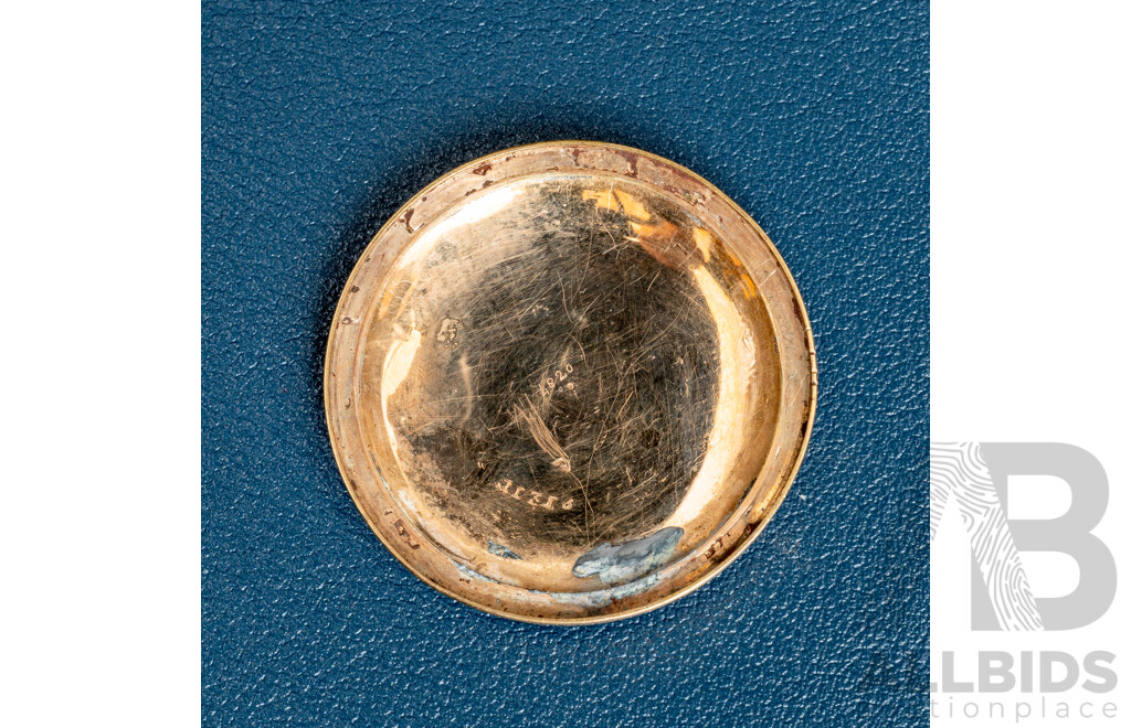 18ct Antique French Seed Pearl & Gold Pocket Watch, Verge Escapement, Circa 18th Century, 26.0 Grams