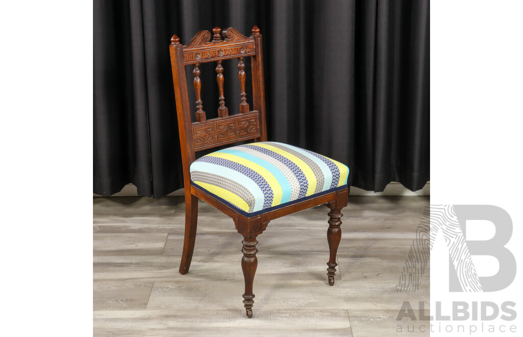 Late Edwardian Oak Carver Chair