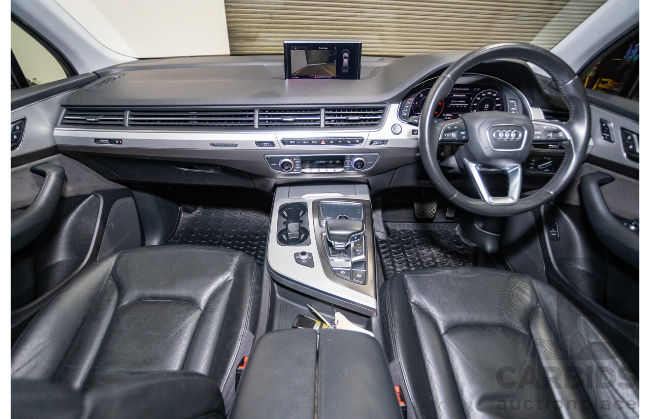 03/2017 Audi Q7 3.0 TDI QUATTRO (AWD) 4M MY17 4D Wagon Graphite Grey Metallic Turbo Diesel (200KW) 3.0L - 7 Seater