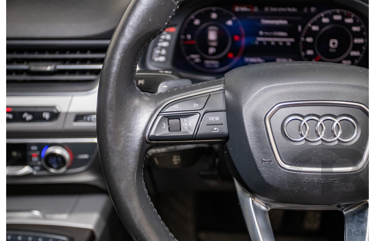 03/2017 Audi Q7 3.0 TDI QUATTRO (AWD) 4M MY17 4D Wagon Graphite Grey Metallic Turbo Diesel (200KW) 3.0L - 7 Seater