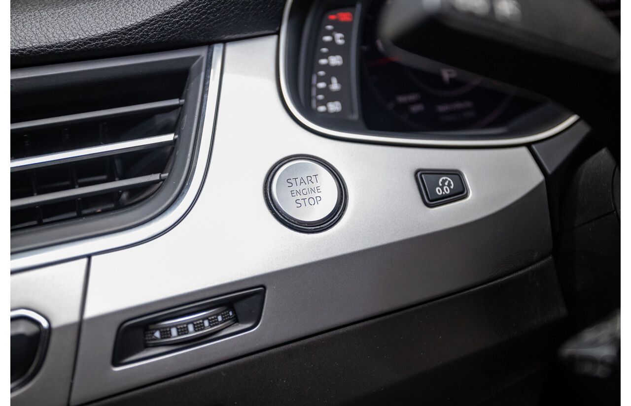 03/2017 Audi Q7 3.0 TDI QUATTRO (AWD) 4M MY17 4D Wagon Graphite Grey Metallic Turbo Diesel (200KW) 3.0L - 7 Seater