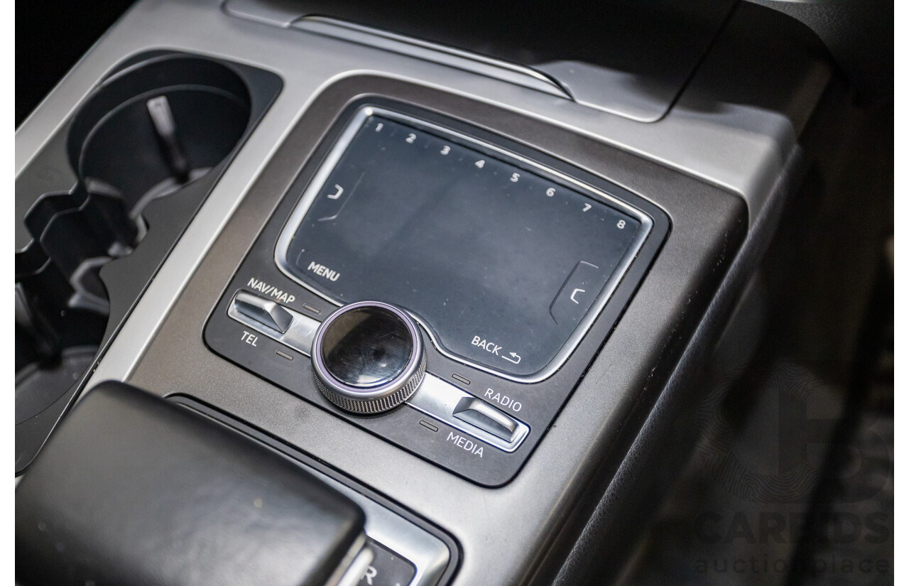 03/2017 Audi Q7 3.0 TDI QUATTRO (AWD) 4M MY17 4D Wagon Graphite Grey Metallic Turbo Diesel (200KW) 3.0L - 7 Seater