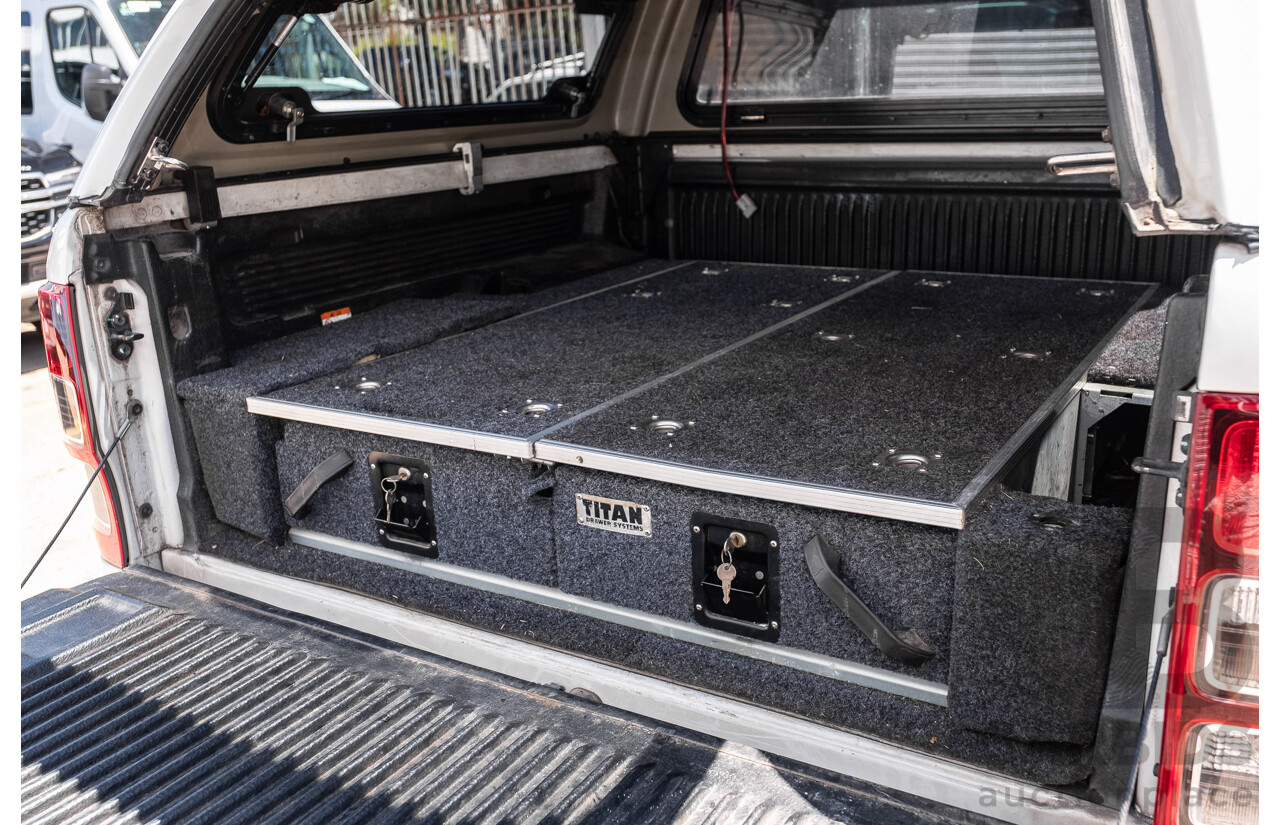 6/2015 Ford Ranger Wildtrak 3.2 (4x4) PX Crew Cab Utility Cool White Turbo Diesel 3.2L