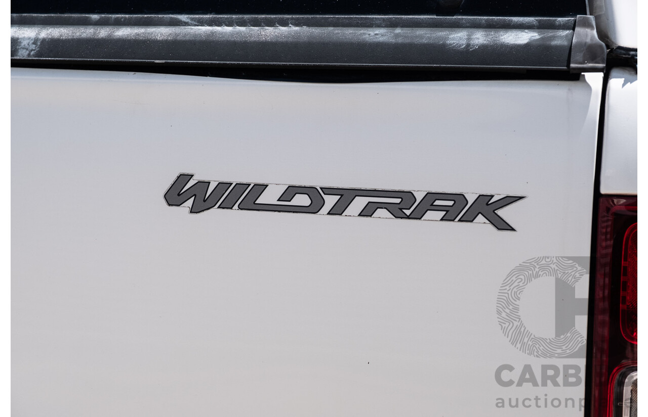 6/2015 Ford Ranger Wildtrak 3.2 (4x4) PX Crew Cab Utility Cool White Turbo Diesel 3.2L