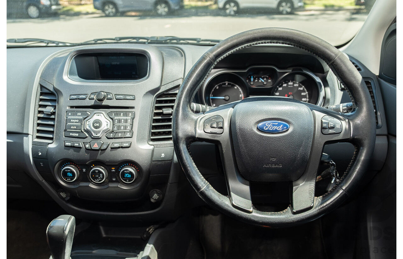 6/2015 Ford Ranger Wildtrak 3.2 (4x4) PX Crew Cab Utility Cool White Turbo Diesel 3.2L