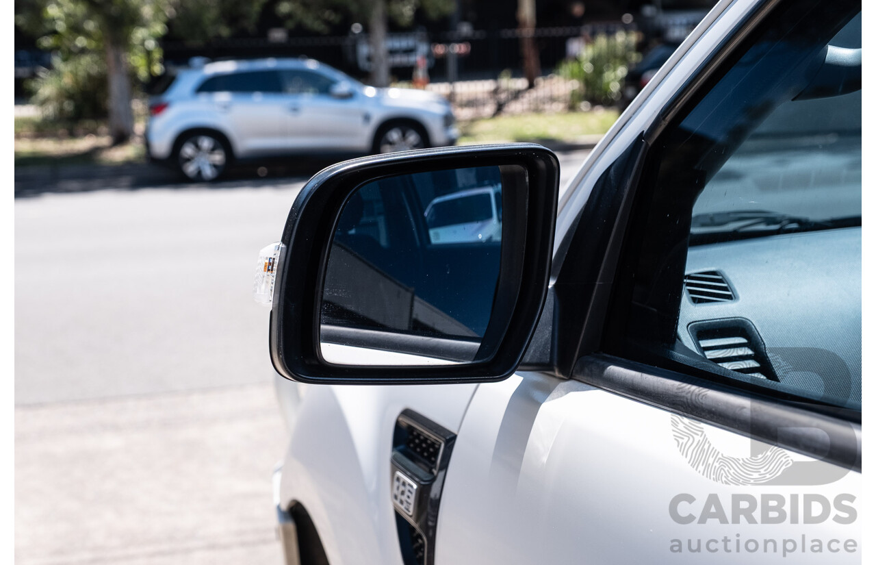 6/2015 Ford Ranger Wildtrak 3.2 (4x4) PX Crew Cab Utility Cool White Turbo Diesel 3.2L