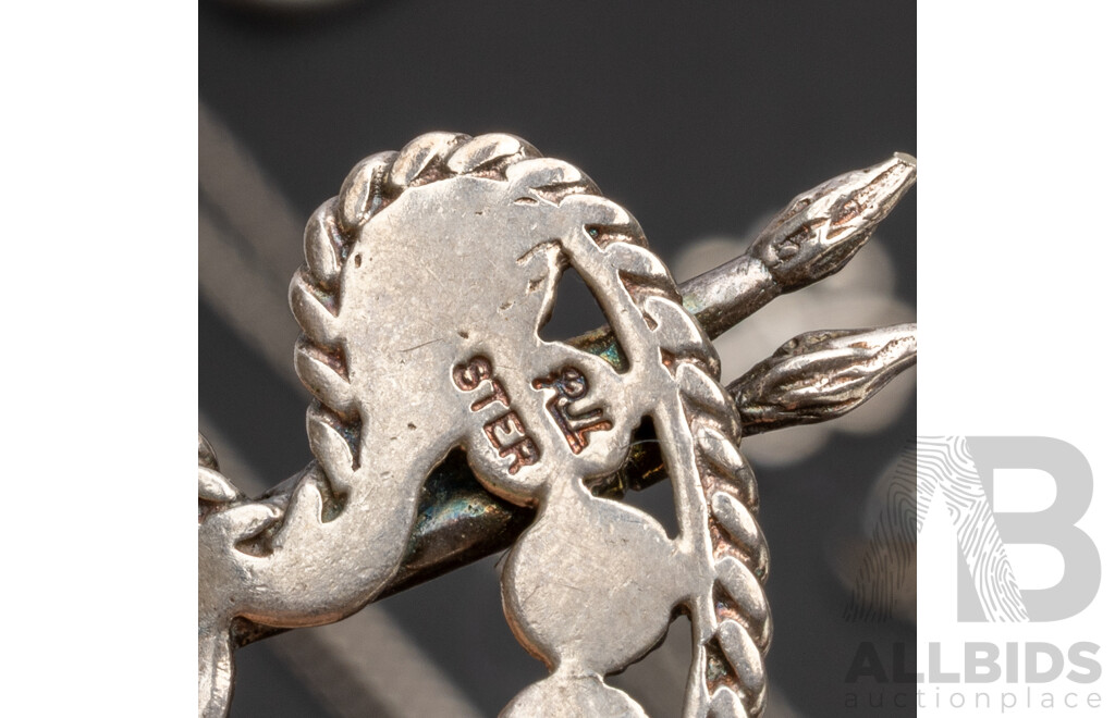 925 Sterling Silver Assorted Chains, Pendants and Earrings. Lot of 10 - 46.65gms