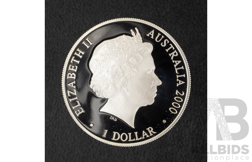 Australian RAM 2000 Silver One Dollar, Proclamation Coins of Australia, 1797 Cartwheel Penny .999