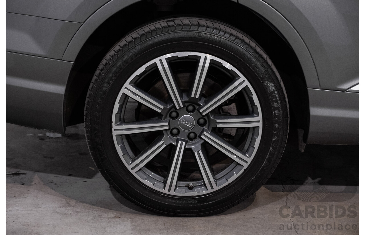 10/2015 Audi Q7 3.0 TDI Quattro (AWD) MY16 4M 4d Wagon Graphite Grey Metallic Turbo Diesel V6 3.0L