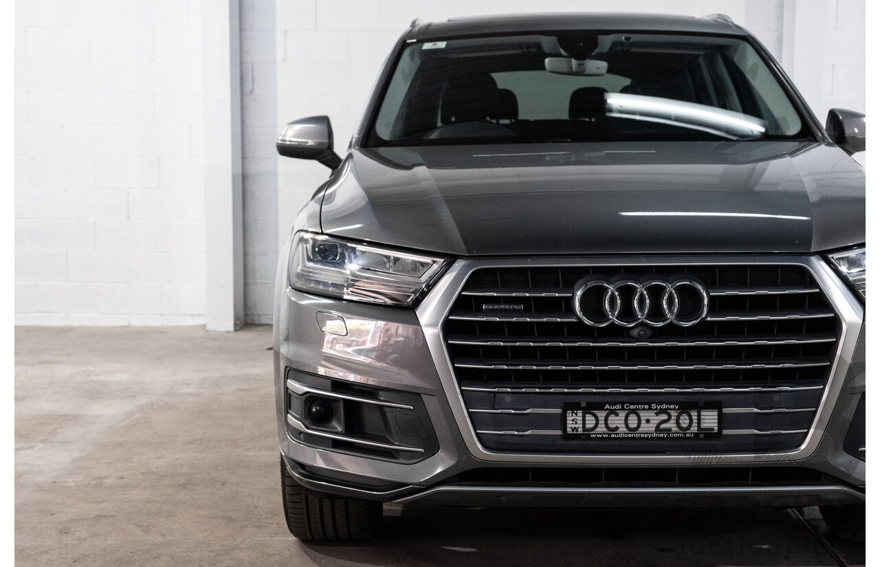 10/2015 Audi Q7 3.0 TDI Quattro (AWD) MY16 4M 4d Wagon Graphite Grey Metallic Turbo Diesel V6 3.0L