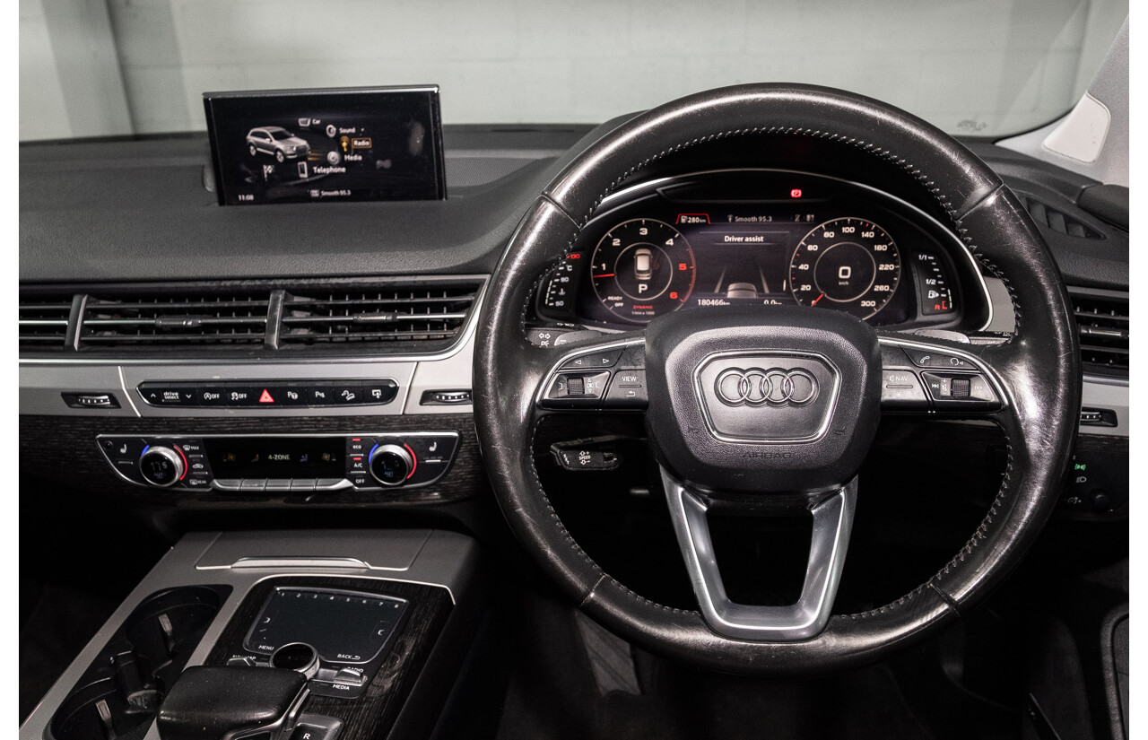 10/2015 Audi Q7 3.0 TDI Quattro (AWD) MY16 4M 4d Wagon Graphite Grey Metallic Turbo Diesel V6 3.0L