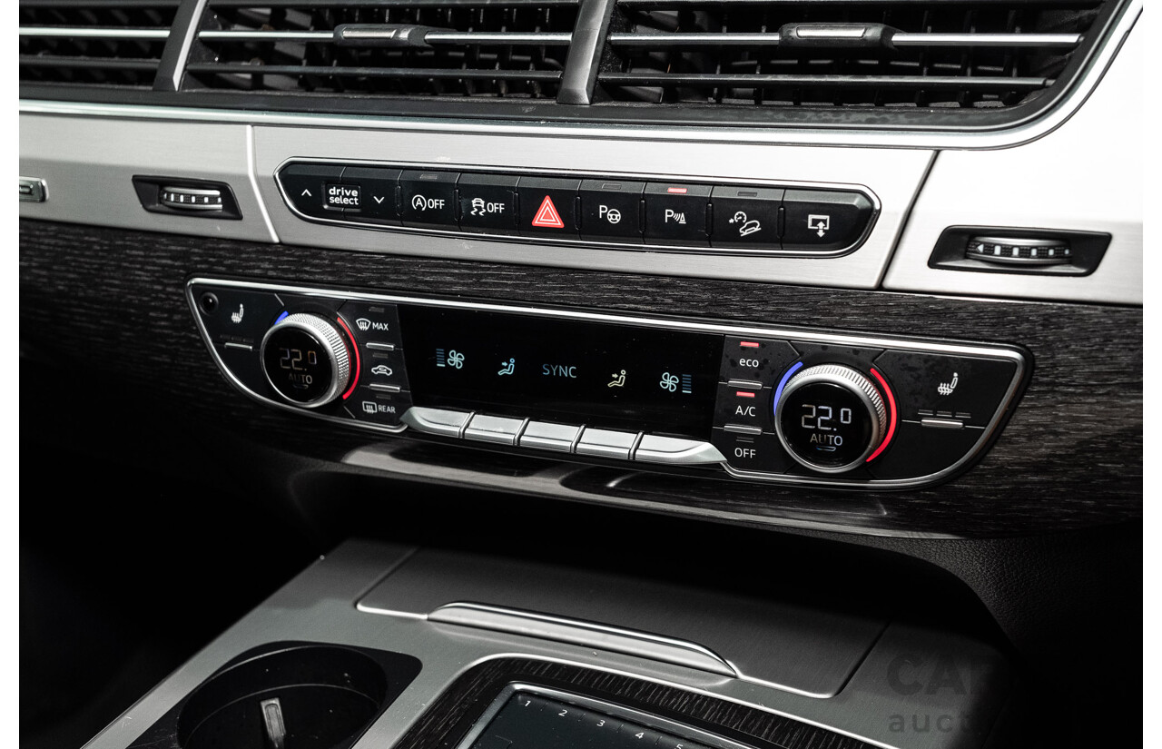 10/2015 Audi Q7 3.0 TDI Quattro (AWD) MY16 4M 4d Wagon Graphite Grey Metallic Turbo Diesel V6 3.0L