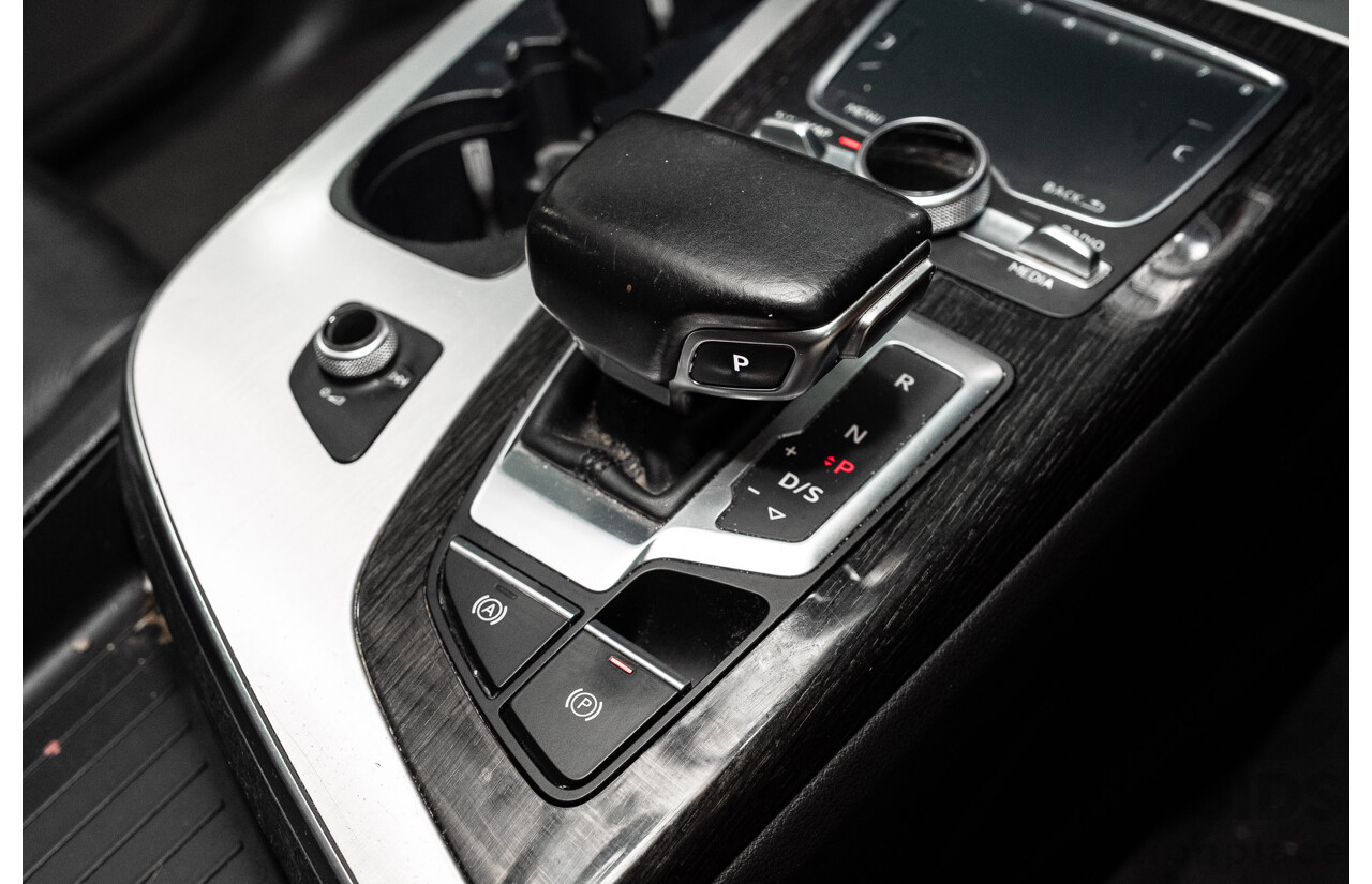 10/2015 Audi Q7 3.0 TDI Quattro (AWD) MY16 4M 4d Wagon Graphite Grey Metallic Turbo Diesel V6 3.0L