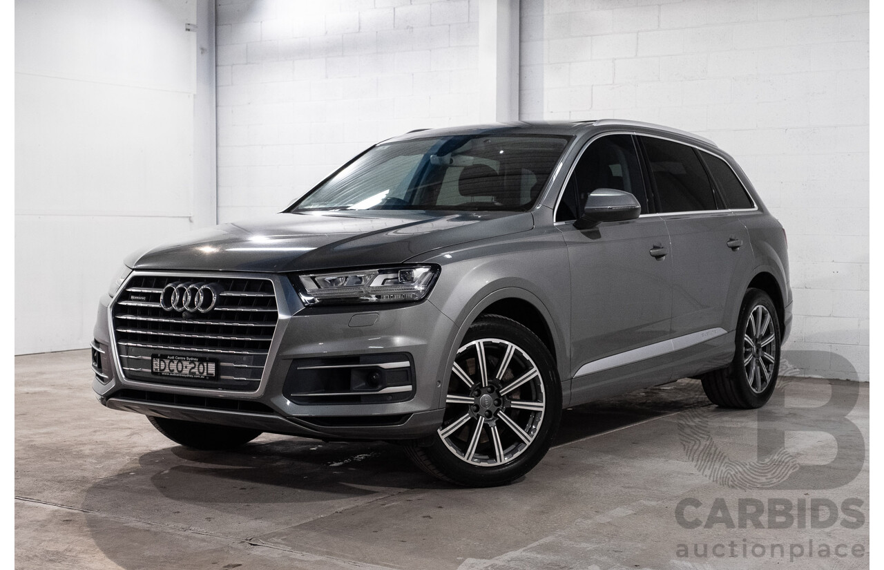10/2015 Audi Q7 3.0 TDI Quattro (AWD) MY16 4M 4d Wagon Graphite Grey Metallic Turbo Diesel V6 3.0L