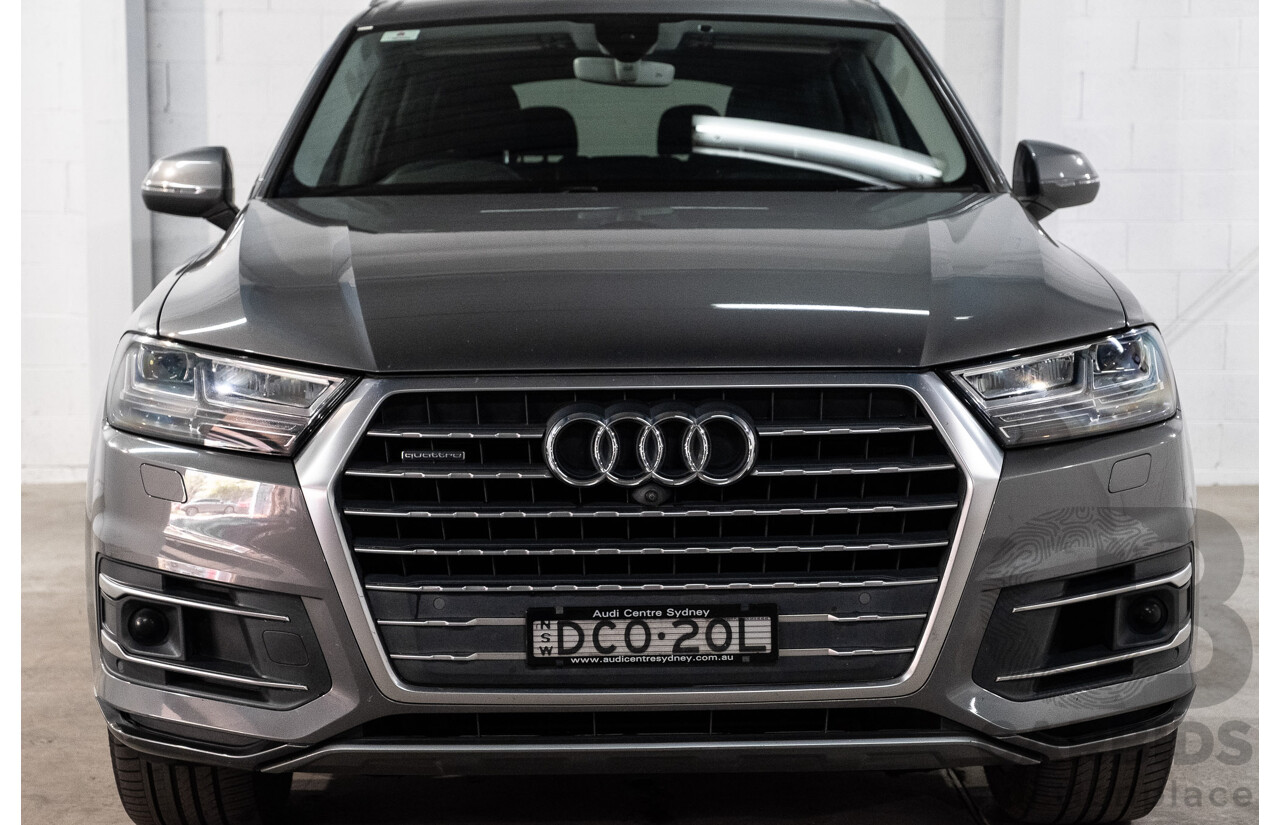 10/2015 Audi Q7 3.0 TDI Quattro (AWD) MY16 4M 4d Wagon Graphite Grey Metallic Turbo Diesel V6 3.0L