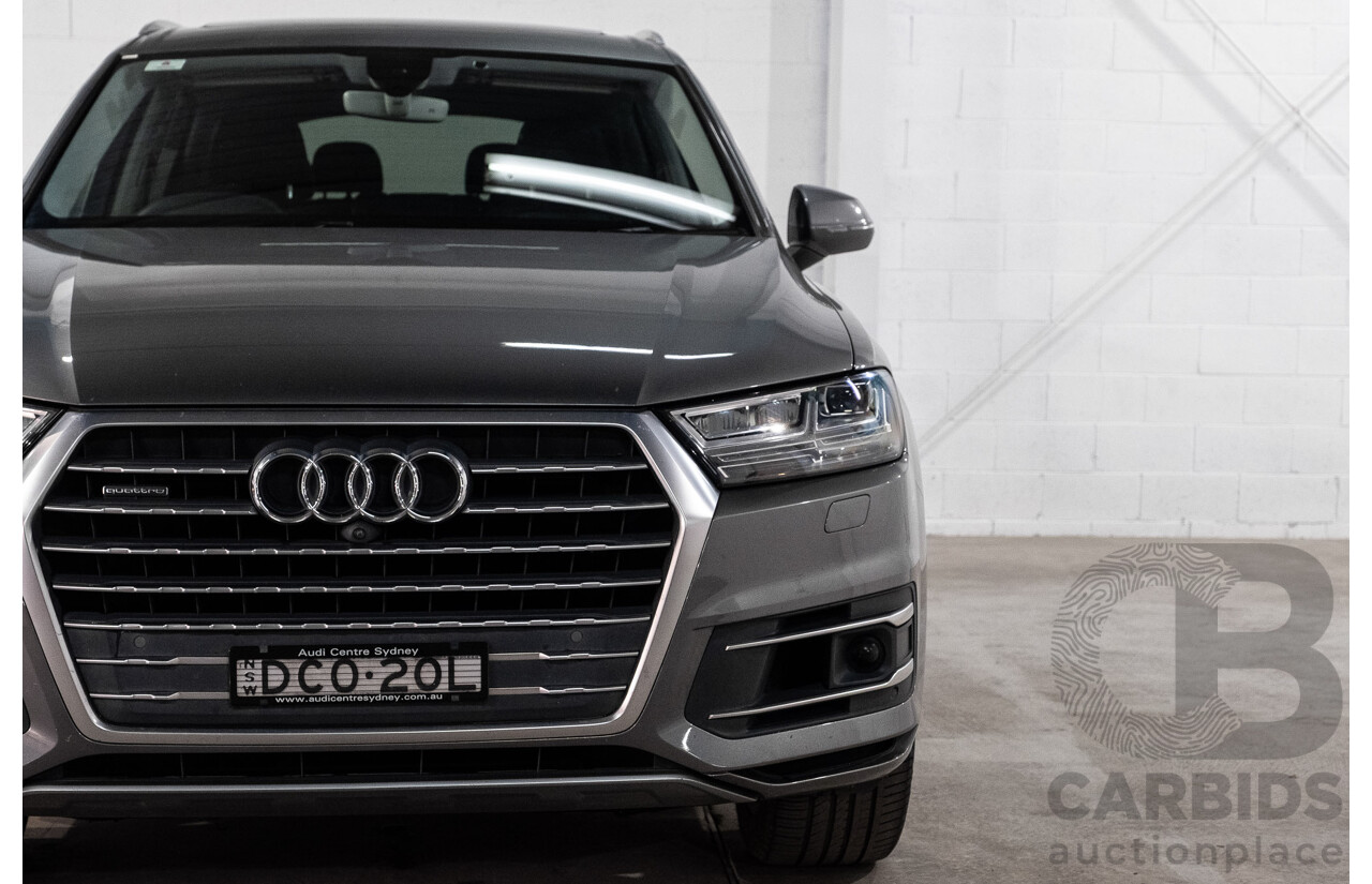 10/2015 Audi Q7 3.0 TDI Quattro (AWD) MY16 4M 4d Wagon Graphite Grey Metallic Turbo Diesel V6 3.0L