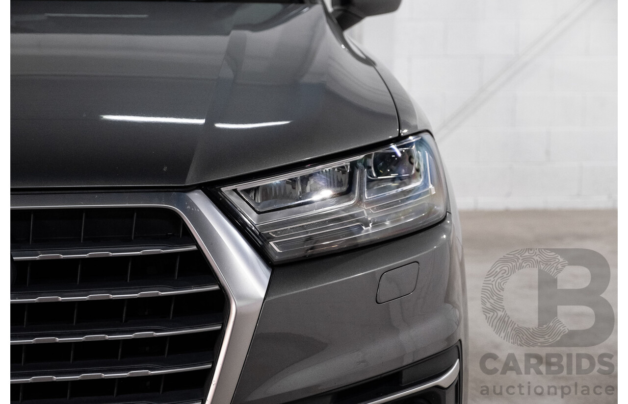 10/2015 Audi Q7 3.0 TDI Quattro (AWD) MY16 4M 4d Wagon Graphite Grey Metallic Turbo Diesel V6 3.0L