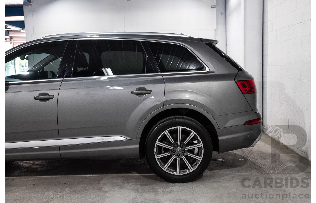 10/2015 Audi Q7 3.0 TDI Quattro (AWD) MY16 4M 4d Wagon Graphite Grey Metallic Turbo Diesel V6 3.0L