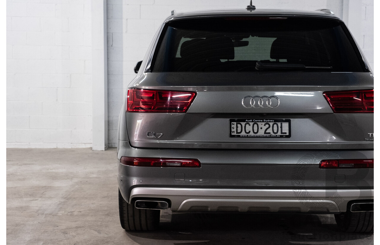 10/2015 Audi Q7 3.0 TDI Quattro (AWD) MY16 4M 4d Wagon Graphite Grey Metallic Turbo Diesel V6 3.0L