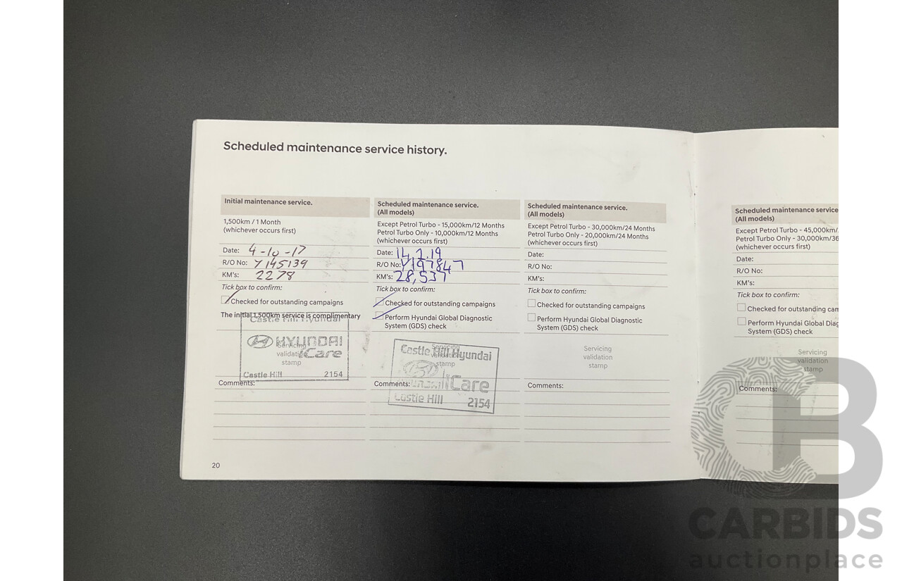 08/2017 Hyundai Accent Sport (FWD) RB6 MY18 5d Hatchback Lake Silver 1.6L