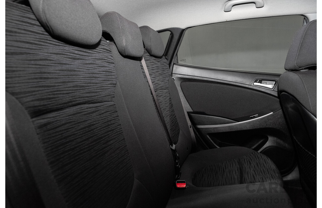 08/2017 Hyundai Accent Sport (FWD) RB6 MY18 5d Hatchback Lake Silver 1.6L