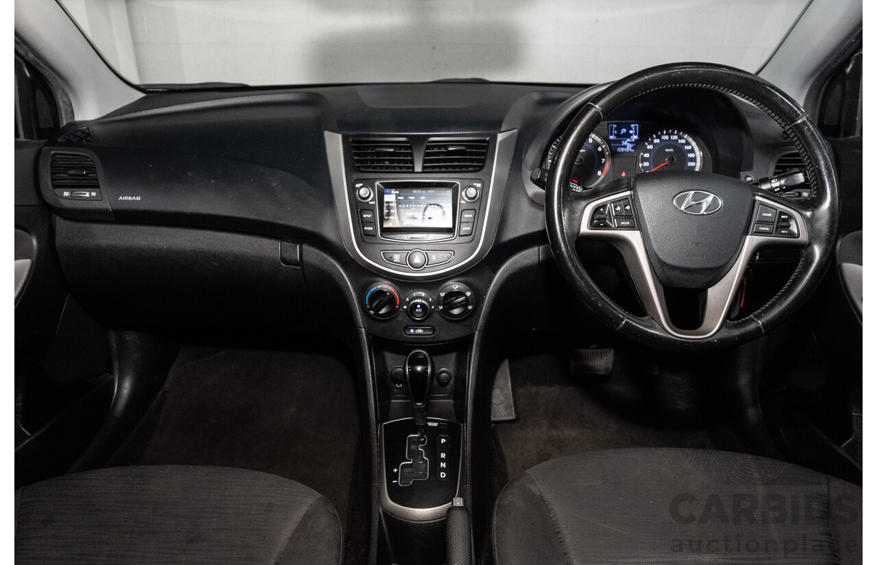 08/2017 Hyundai Accent Sport (FWD) RB6 MY18 5d Hatchback Lake Silver 1.6L